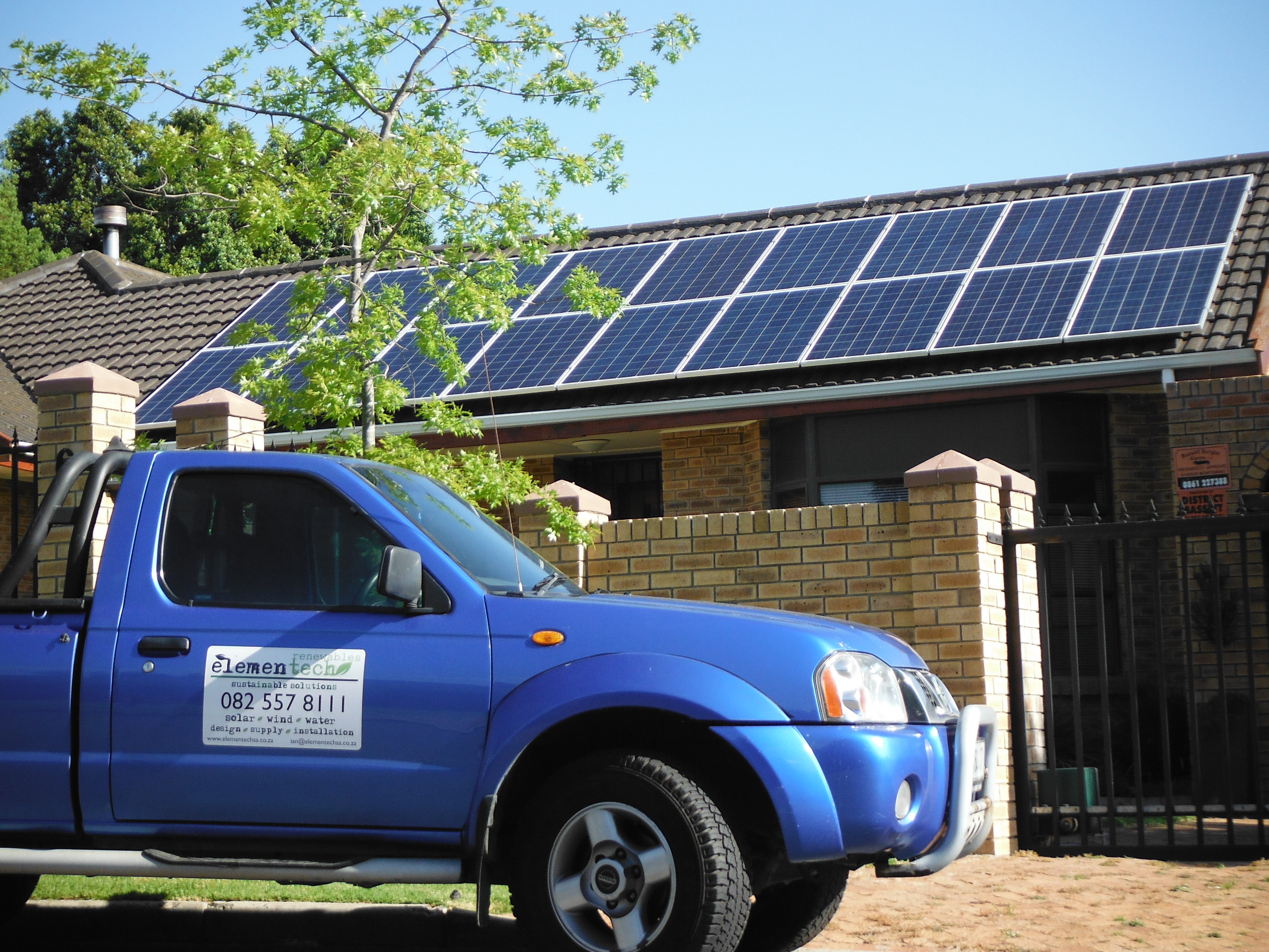 4.5 kW grid tied PV system